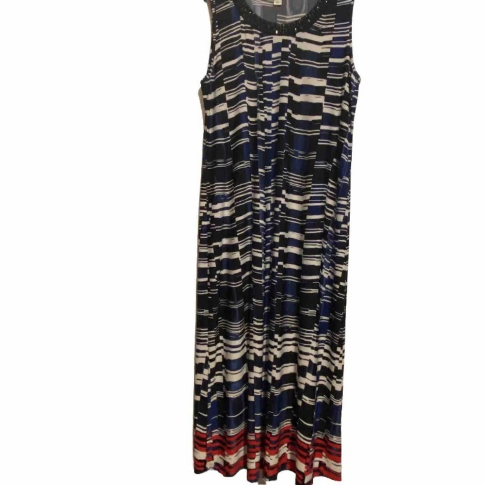 Christopher & Banks Striped Sleeveless Maxi Dress Size XL Fairy  Cottagecore‎